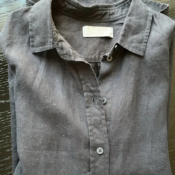 Everlane linen shirt, size 4 - Picture 2 of 5